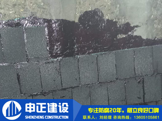 150米煙囪內壁貼陶瓷?；u